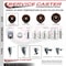 Service Caster 3 Inch High Temp Glass Filled Nylon 58 Inch Threaded Stem Caster with Brake SCC-TS20S314-GFNSHT-TLB-58212 - alternate 4